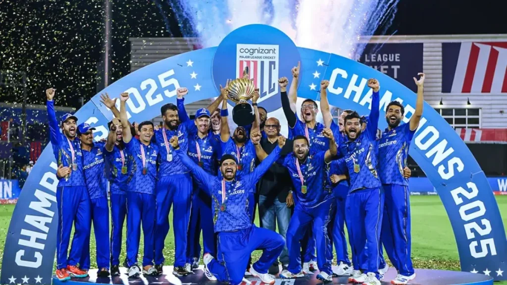 MI New York Wins MLC 2025: Full List of MI Franchise Trophies Across Global Cricket Leagues