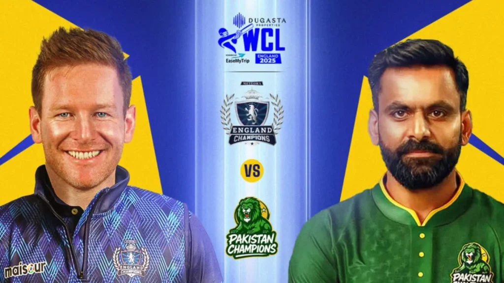 WCL 2025 England vs Pakistan Prediction, Date, Where to Watch, and More
