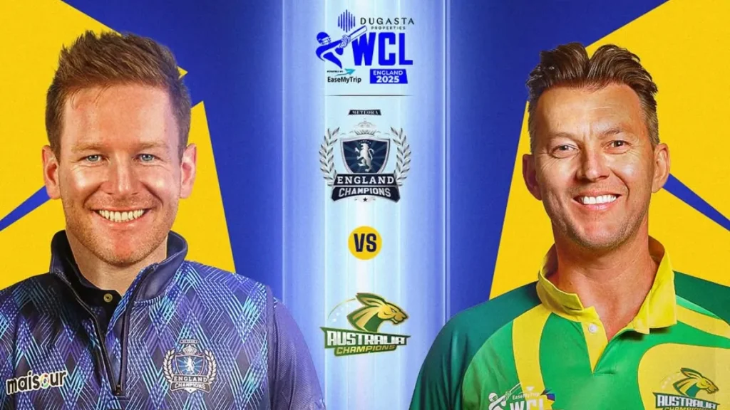 WCL 2025 England Champions vs Australia Champions Prediction, Date, Where to Watch, Pitch Report, and More