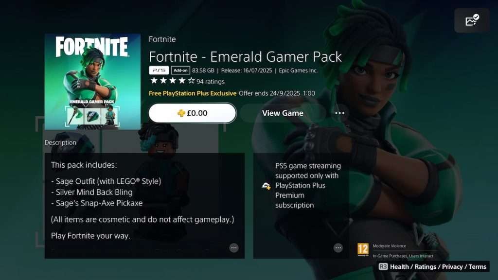 The Emerald Gamer pack