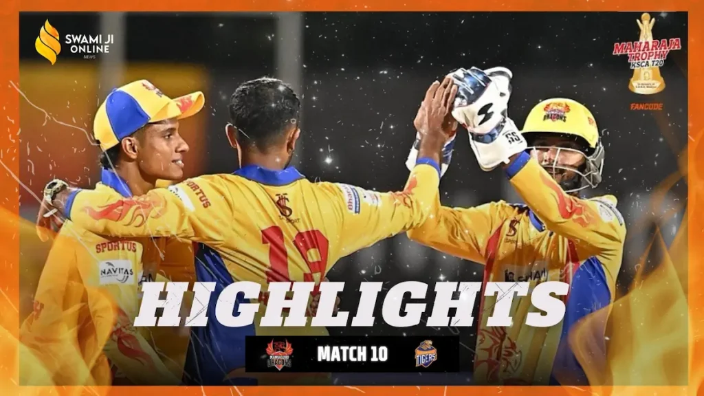 Maharaja T20 Trophy 2025 Match 10: Mangalore Dragons vs Hubli Tigers Recap, Dragons Claims 3rd Victory