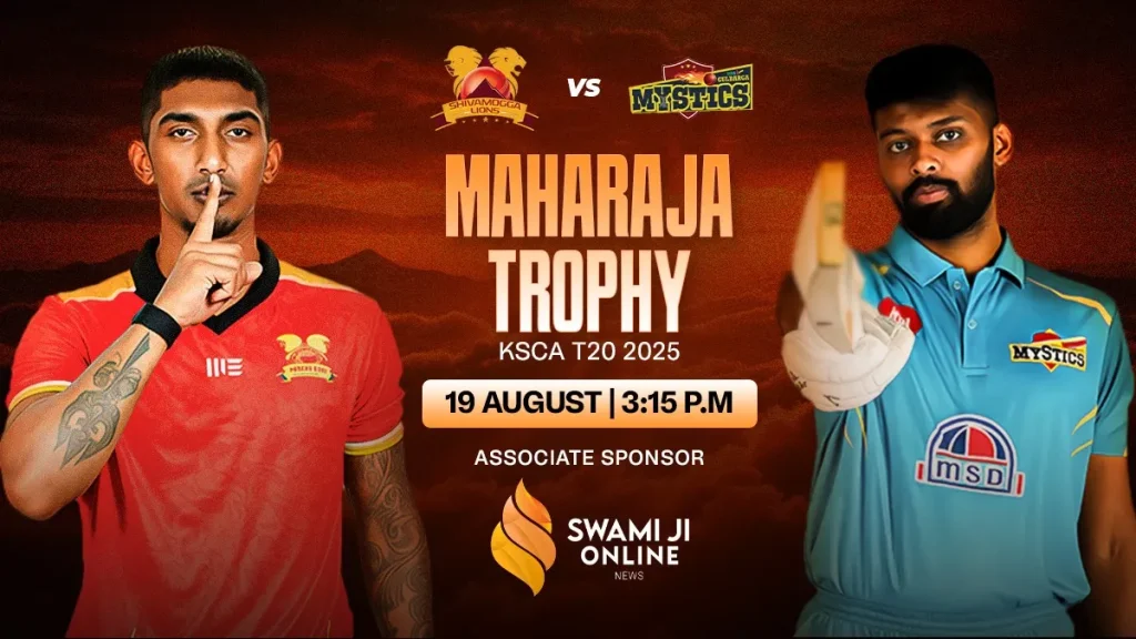 Maharaja T20 Trophy 2025 Match 17: Gulbarga Mystics vs Shivamogga Lions Prediction, Pitch Report, Streaming and More
