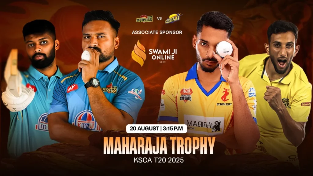 Maharaja T20 Trophy 2025 Match 19: Gulbarga Mystics vs Mysore Warriors Prediction, Pitch Report, and More