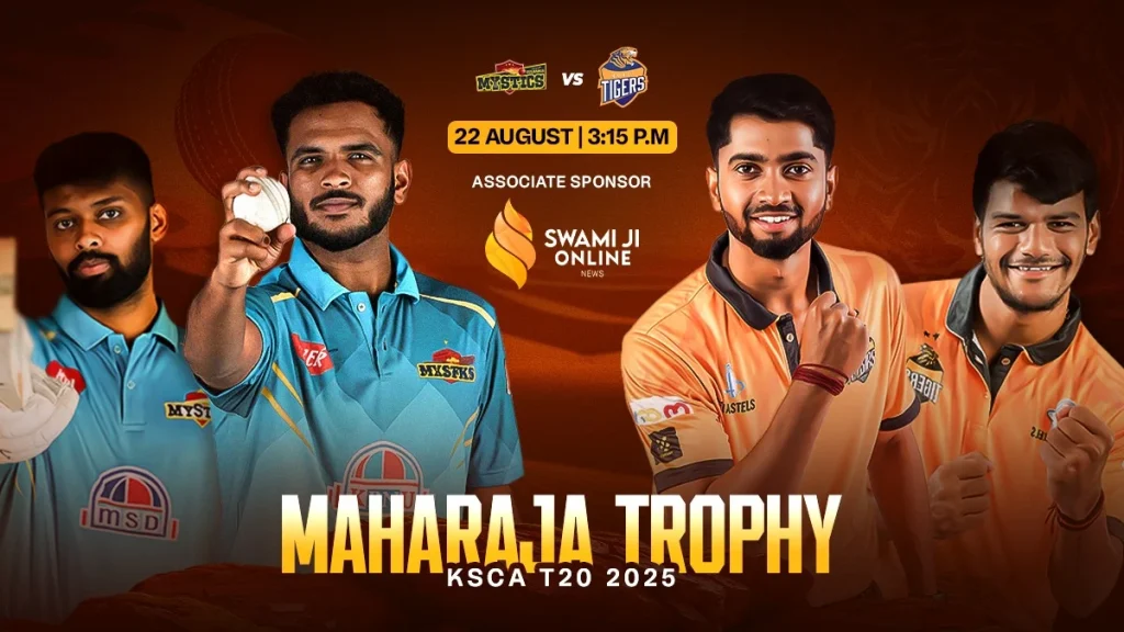 Maharaja T20 Trophy 2025 Match 23: Hubli Tigers vs Gulbarga Mystics Prediction, Pitch Report, Streaming & More