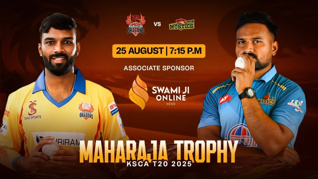 Maharaja T20 Trophy 2025 Match 30 Prediction: Mangalore Dragons vs Gulbarga Mystics