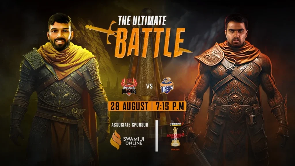 Maharaja T20 Trophy 2025 Final Prediction: Hubli Tigers vs Mangaluru Dragons