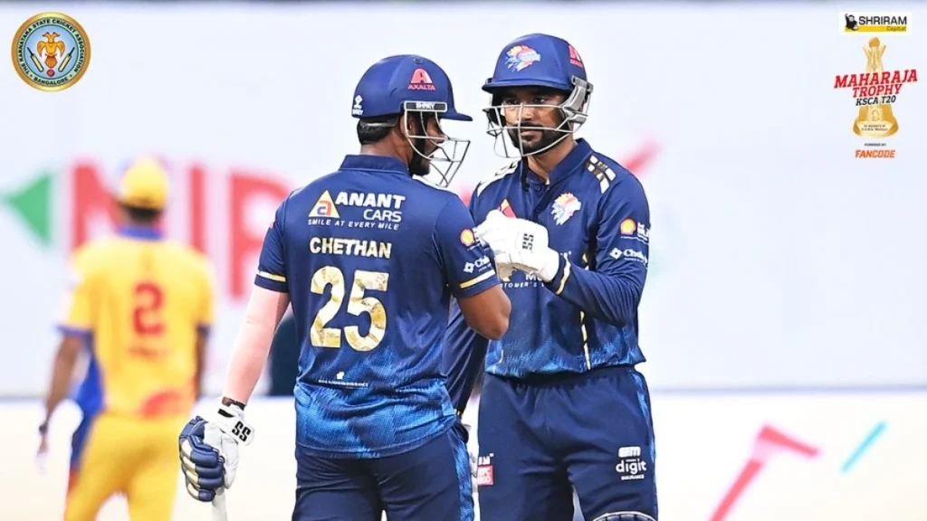 Maharaja T20 Trophy 2025 Match 13: Mangaluru Dragons vs Bengaluru Blasters Recap, Blasters won by 3 wickets