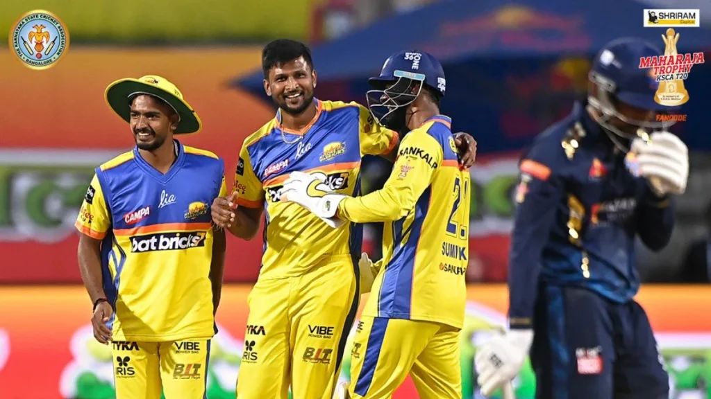 Maharaja T20 Trophy 2025 Match 15: Mysore Warriors vs Bengaluru Blasters Recap, Warriors Won by 39 Runs