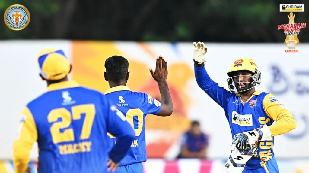 Maharaja T20 Trophy 2025 Match 21: Mangalore Dragons vs Mysore Warriors Recap, Dragons won by 52 runs